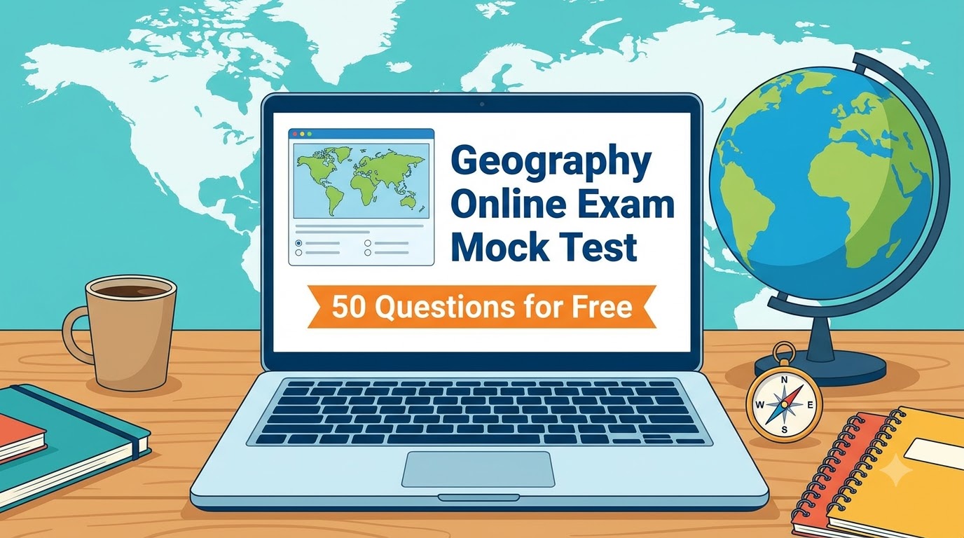 World Geography Proficiency Exam Mock Test with 50 Questions for free